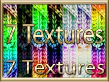 [ Intricately Knit Seamless 06 ] 7 Textures