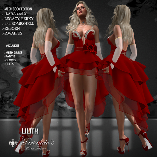 Marianela's LILITH OUTFIT RED