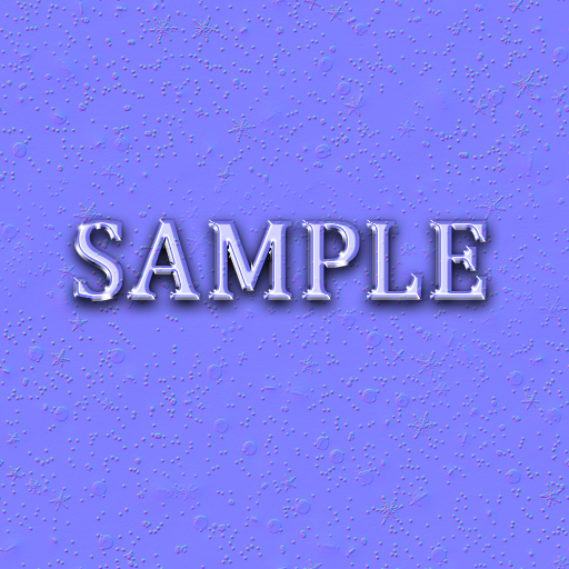 [ Holiday Candle Scatter Seamless 01 ] Normal Map