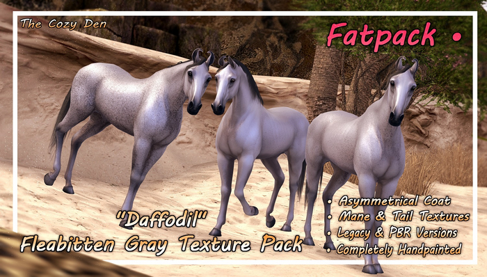 TCD // "Daffodil" - Fleabitten Gray - FATPACK