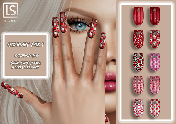  [LS] NAIL HEART PACK 1
