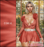 CALITHEA . Daisy Set . Coral