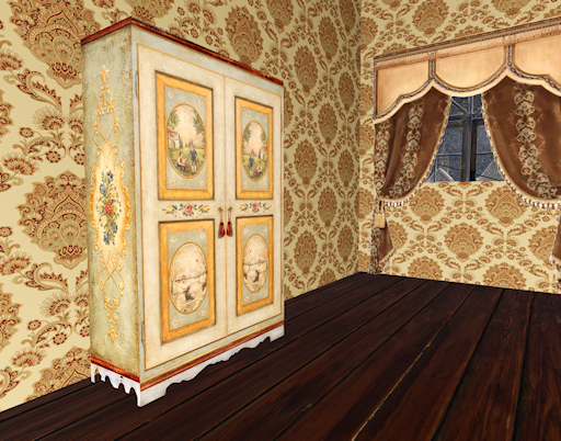 Painted Tyrolean wardrobe 5