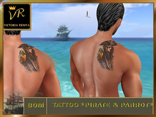 VR* TATTOO*PIRATE & PARROT*