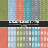 Clutter - Gleason Fabrics 2 - 12PK