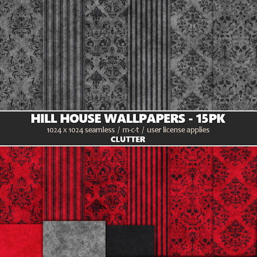 Clutter - Hill House Wallpapers - 15PK