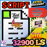 SparkGlow Bling Script – Touch-Activated Shine Effect