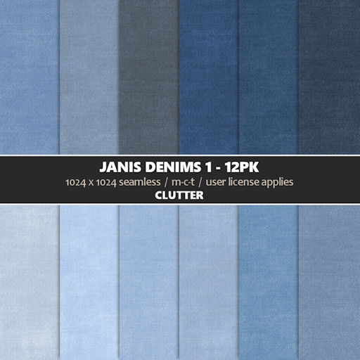 Clutter - Janis Denims 1 - 12PK