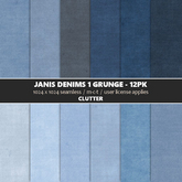 Clutter - Janis Denims 1 Grunge - 12PK