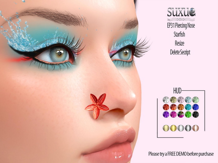 Piercing Nose Starfish Demo