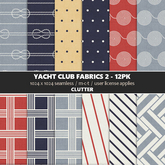 Clutter - Yacht Club Fabrics 2 - 12PK
