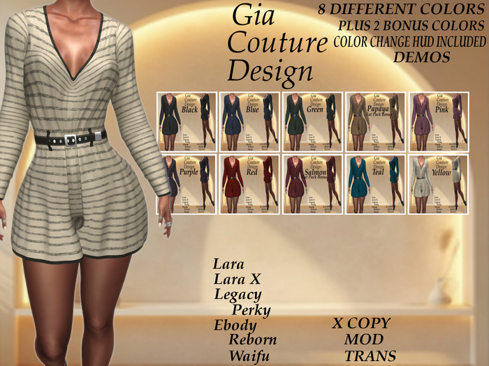 "GCD" Shae Belted Jumper DEMOS