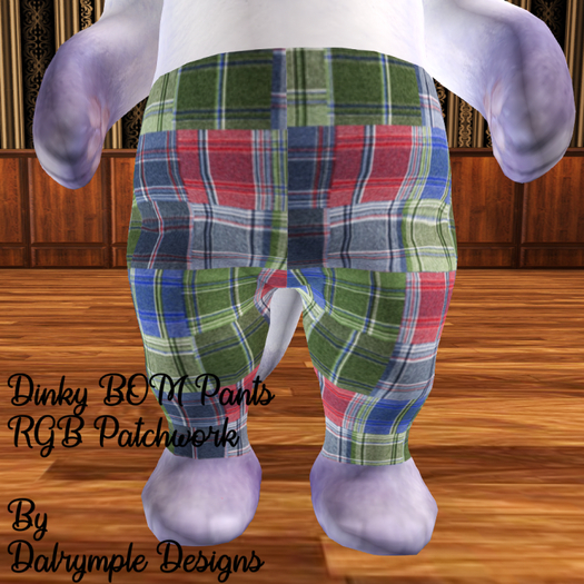 [Dalrymple Designs] Dinky BOM RGB Patchwork Pants