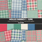 Clutter - Hollis Fabrics 1 - 12PK