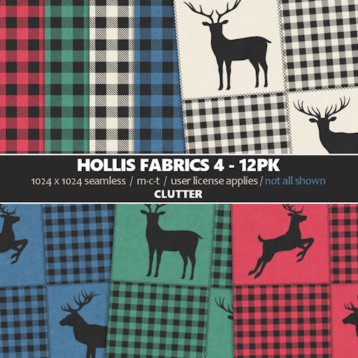 Clutter - Hollis Fabrics 4 - 12PK