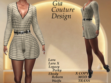 "GCD" Shae Belted Jumper Yellow