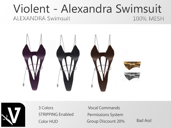 VIOLENT - Alexandra Swimsuit - Body FAT PACK