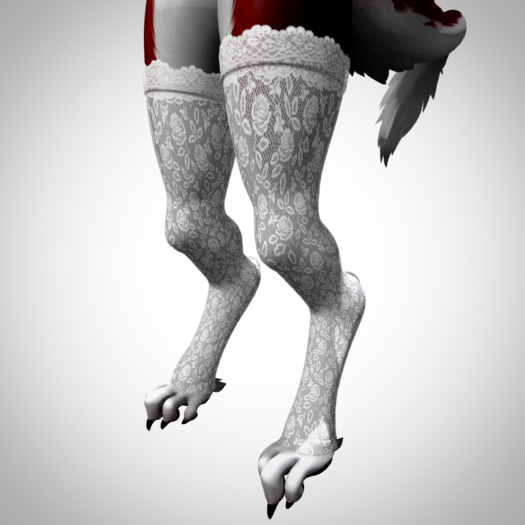 Sergal Leg Warmers Simple Lace Texture