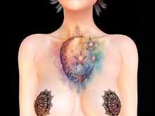 Ravenstone - 2K Pastel Watercolours Mystic Chest Tattoo BOM T50 