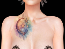 Ravenstone - 2K Pastel Watercolours Mystic Tattoo BOM T50 Right FRONT SHOULDER