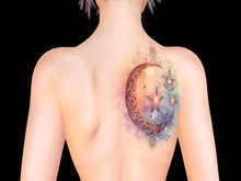 Ravenstone - 2K Pastel Watercolours Mystic Tattoo BOM T50 R BACK SHOULDER