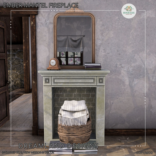 DD Ember Mantel Fireplace
