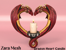 ZM PBR Valentine Dragon Heart Candle FULL PERM MESH