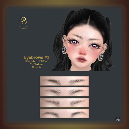 BE Allure - Eyebrows #3 Genus MORPtoon