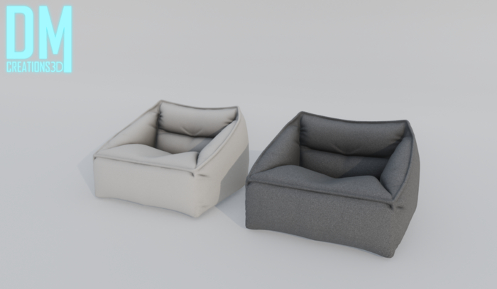 Pouf A04 Full Perm Mesh