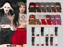 Blair OUTFIT SET - FATPACK - MOD/COPY • LaraX • PetiteX • Legacy • Reborn • Waifu