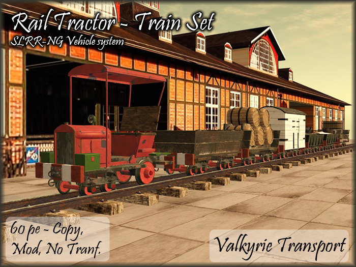 Rail Tractor Train Set