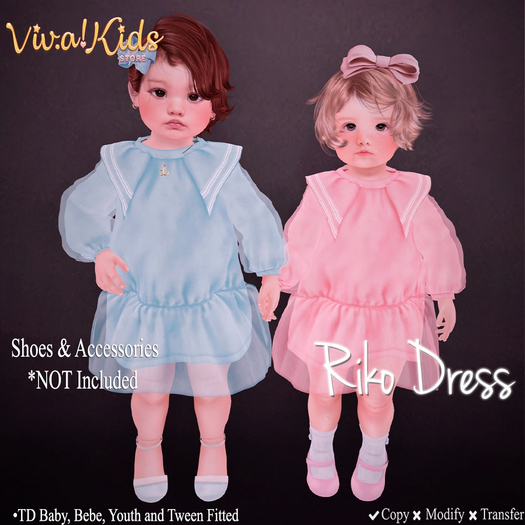 [Vk!] Riko Dress Blue