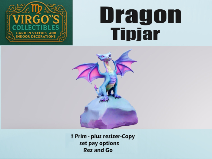 Dragon Tip jar Boxed