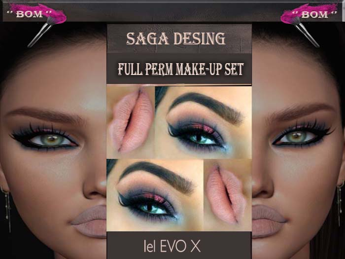 ''SaGa Design'' Full Perm Make-up New Set 048