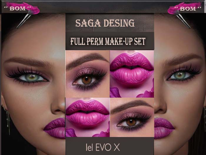''SaGa Design'' Full Perm Make-up New Set 049