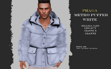 Praga Metro Puffer - White