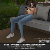 Clutter - 0588 - Phone Sit Female Animation
