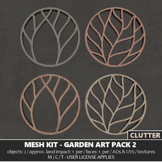 Clutter - Mesh Kit - Garden Art Pack 2