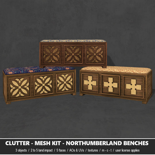 Clutter - Mesh Kit - Northumberland Benches