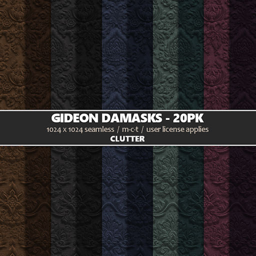 Clutter - Gideon Damasks - 20PK