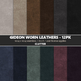 Clutter - Gideon Worn Leathers - 12PK