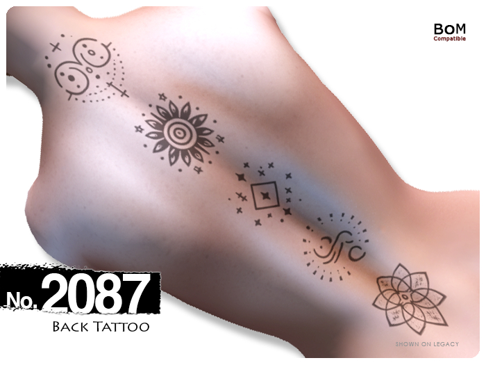 (Back Tattoo) No.2087