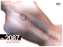(Back Tattoo) No.2087 Light