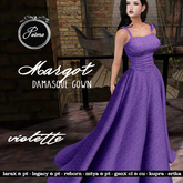 {Poeme} Margot Damasque Violette Gown
