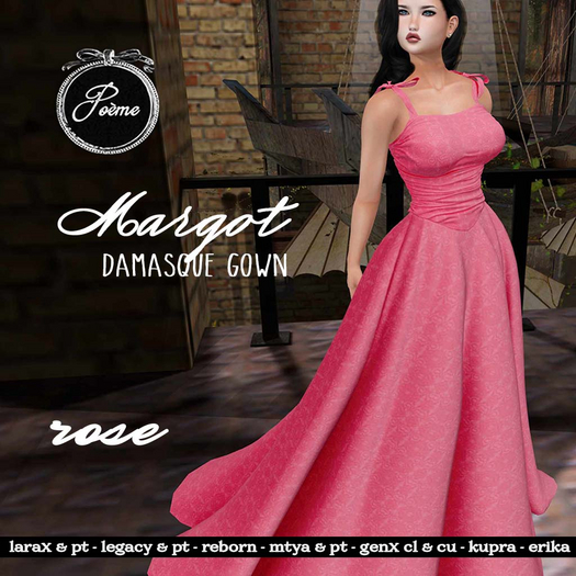 {Poeme} Margot Formal Damasque Gowns FATPACK