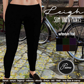{Poeme} Leigh Slim Linen Pants w/HUD