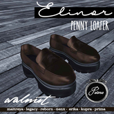 {Poeme} Elinor Walnut Penny Loafers