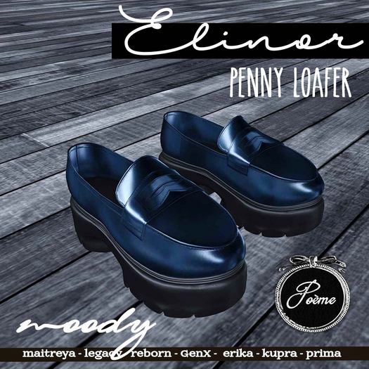 {Poeme} Elinor Moody Penny Loafers