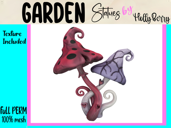 HB: Double Mushroom Valentine FuLL PERM