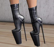 Sabrina Latex Platform Boots